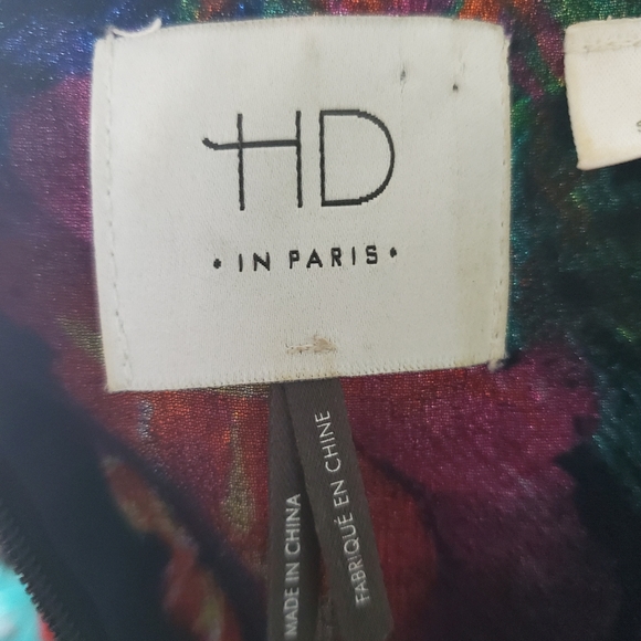 Anthropologie mini dress floral neon - Picture 3 of 3